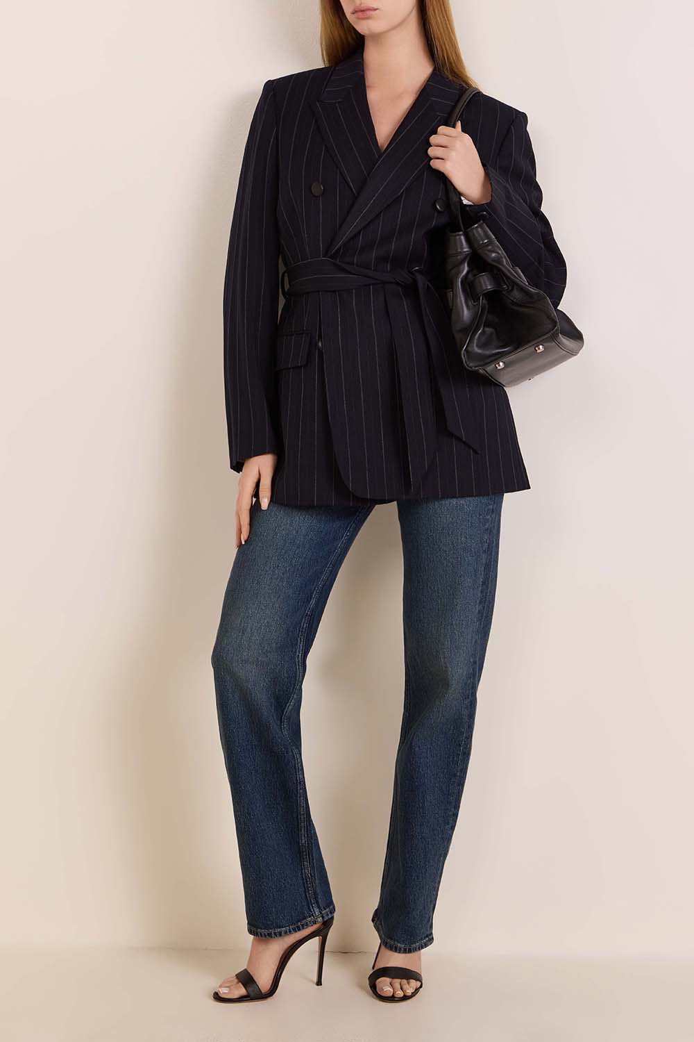 מכנסי ג'ינס בגזרה ישרה